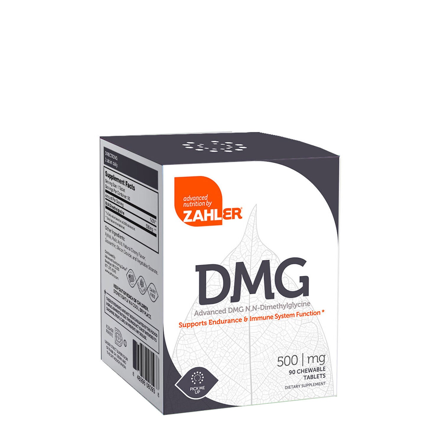 DMG Dimethylglycine 500mg - 90 Chewable Tablets (90 Servings)  | GNC